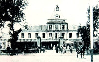 Concepción, estación de los ferrocarriles, 1906
