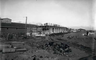 Construcción de la Estación Pirque, sin fecha