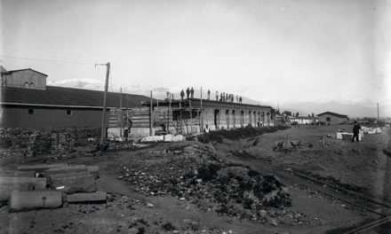 Construcción de la Estación Pirque, sin fecha