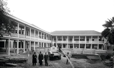Construcción del Liceo José Victorino Lastarria, sin fecha