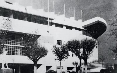 Voladizo del Estadio Nacional, 1962