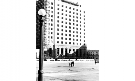 Construcción del Hotel Carrera, 1940