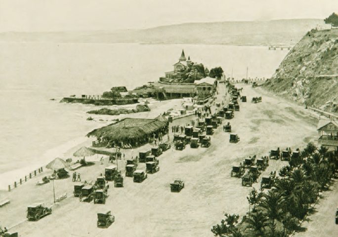 Balneario de Miramar en Viña del Mar, 1920.