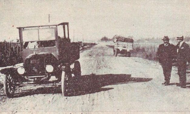 Camino a la cuesta Lo Prado, Junio 1927.